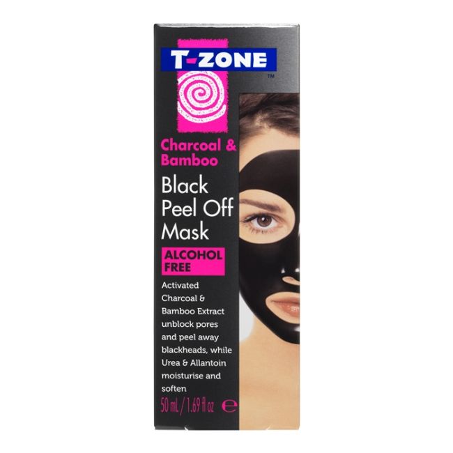 T - ZONE CHARCOAL & BAMBOO nulupamoji veido kaukė, 50 ml
