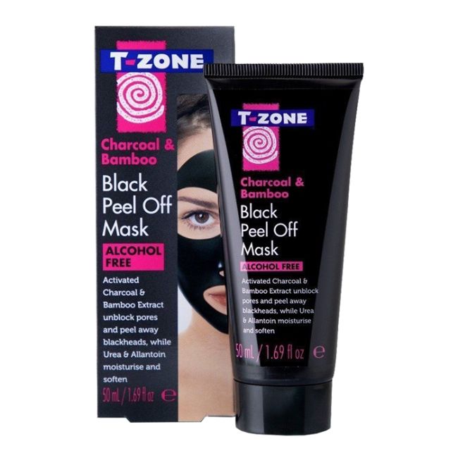T - ZONE CHARCOAL & BAMBOO nulupamoji veido kaukė, 50 ml