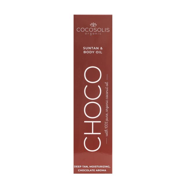 COCOSOLIS ORGANIC CHOCO SUNTAN & BODY OIL veido ir kūno įdegio aliejus, 110 ml | Eurokos.lt COCOSOLIS ORGANIC CHOCO SUNTAN & BODY OIL veido ir kūno įdegio aliejus, 110 ml | Eurokos.lt