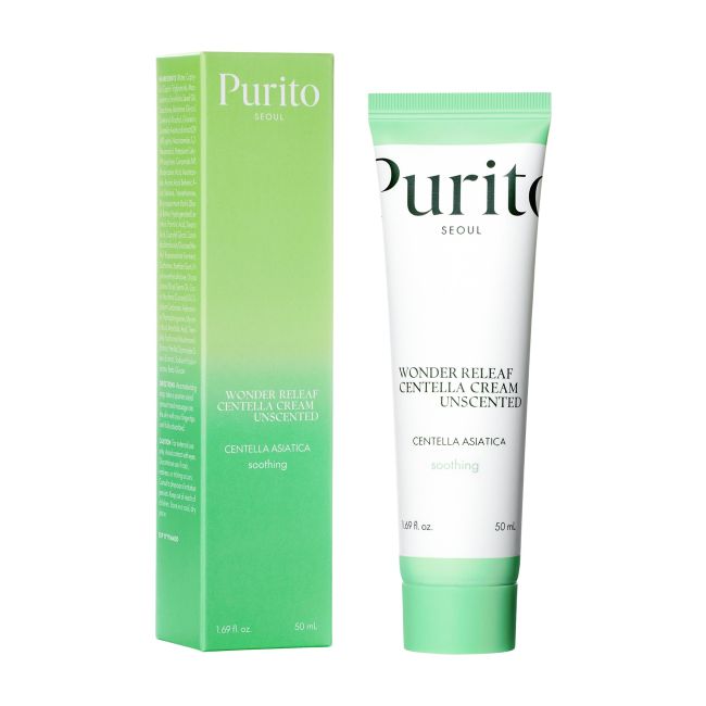 PURITO CENTELLA UNSCENTED RECOVERY veido kremas, 50 ml - Eurokos