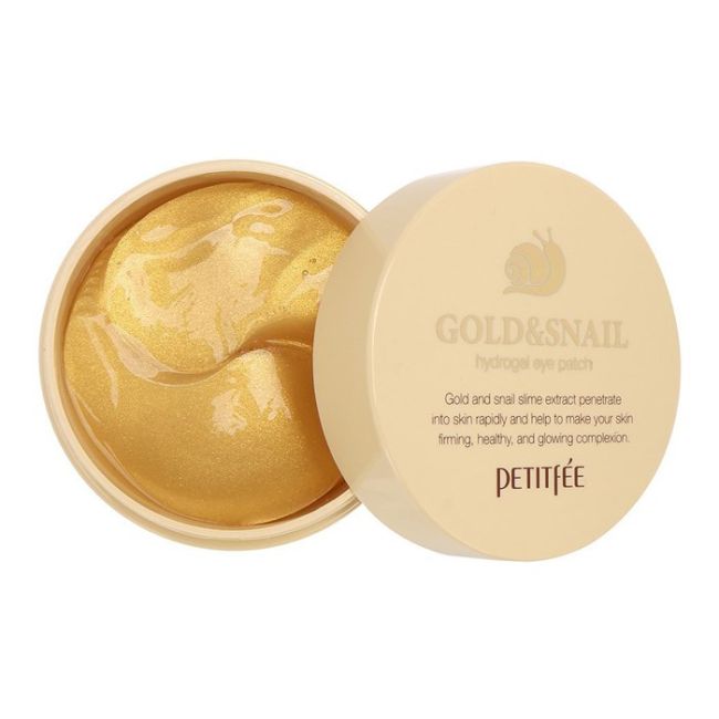PETITFEE GOLD & SNAIL HYDROGEL paakių kaukė (1,4 g x 60 vnt