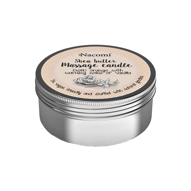 NACOMI SHEA BUTTER masažinė žvakė - Eurokos