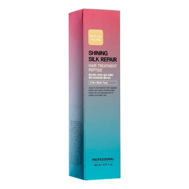 FARMSTAY SHINING SILK REPAIR HAIR TREATMENT PEPTIDE plaukų kremas