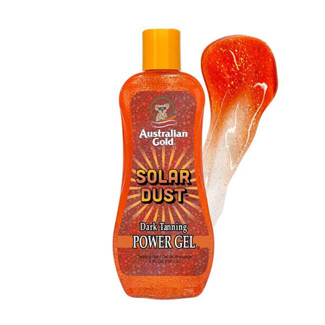 AUSTRALIAN GOLD SOLAR DUST DARK TANNING POWER įdegio želė, 237 ml