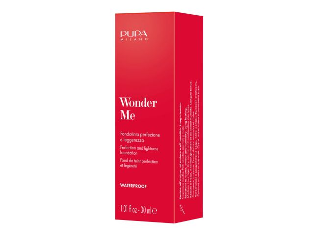 PUPA WONDER ME vandeniui atsparus makiažo pagrindas, 30 ml