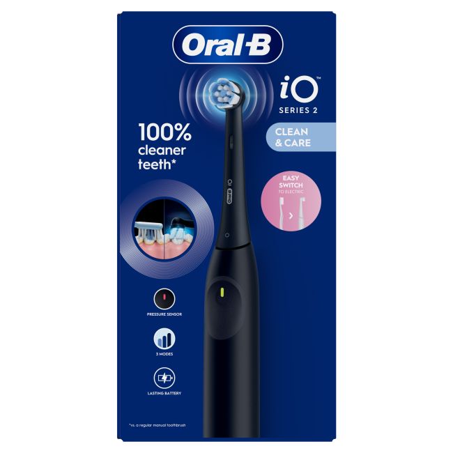 ORAL-B IO2 CLEAN & CARE elektrinis dantų šepetėlis