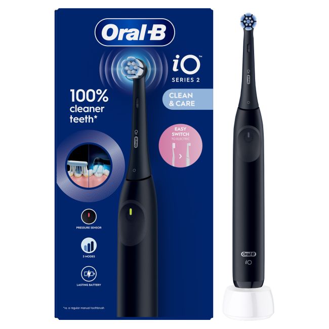 ORAL-B IO2 CLEAN & CARE elektrinis dantų šepetėlis