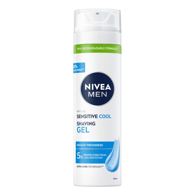 NIVEA MEN COOLING skutimosi želė, 200 ml