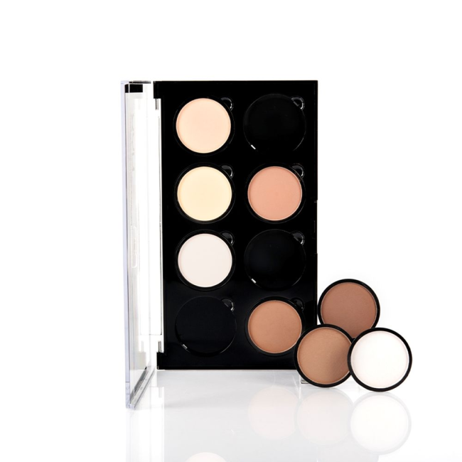 NYX PROFESSIONAL MAKEUP veido bruožų modeliavimo paletė, 8 x 2,7 g