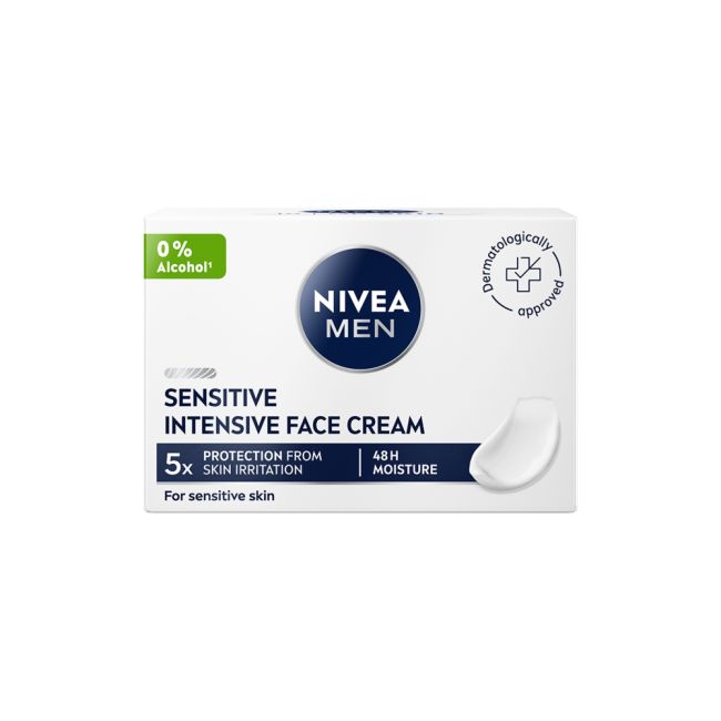NIVEA MEN SENSITIVE drėkinamasis veido kremas, 50 ml