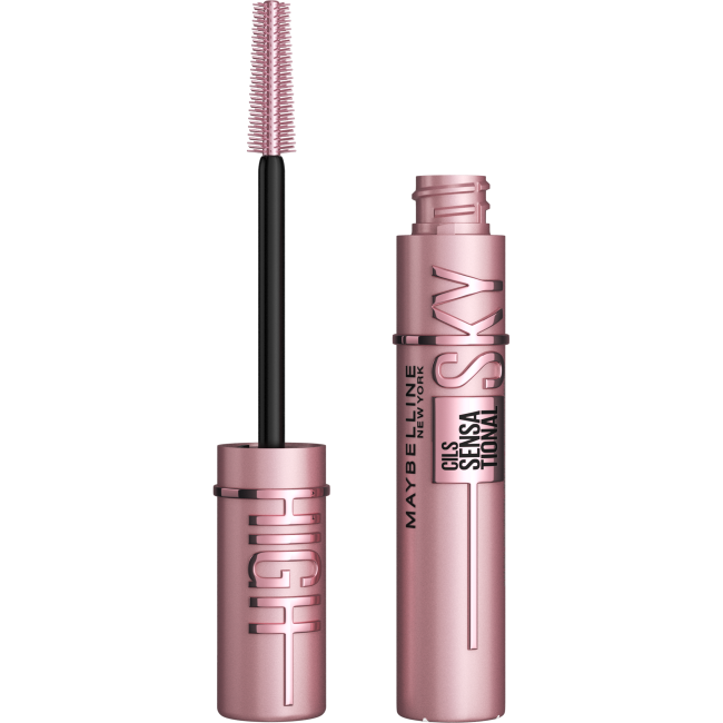 MAYBELLINE LASH SENSATIONAL SKY HIGH BLACK blakstienų tušas, 7,2 ml
