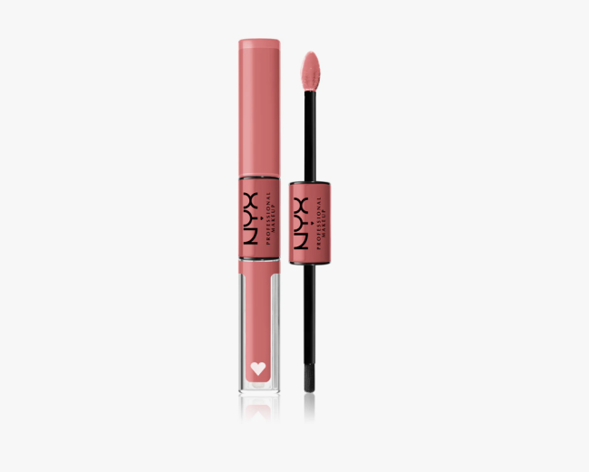 NYX PROFESSIONAL MAKEUP SHINE LOUD HIGH SHINE dvipusis lūpų blizgis, 6,8 ml