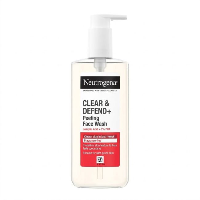 NEUTROGENA CLEAR DEFEND+ veido prausiklis, 200 ml
