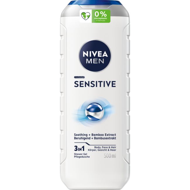 NIVEA MEN SENSITIVE dušo želė, 500 ml
