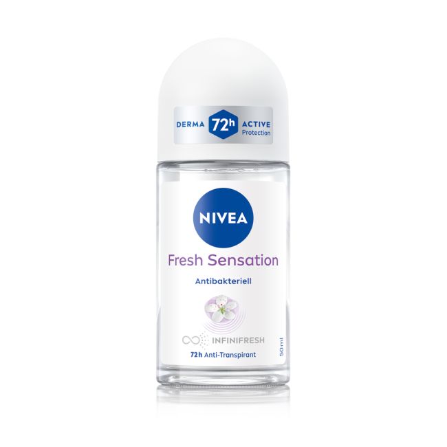 NIVEA FRESH SENSATION 72H rutulinis dezodorantas, 50 ml