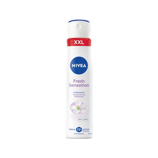 NIVEA FRESH SENSATION 72H purškiamas dezodorantas, 250 ml