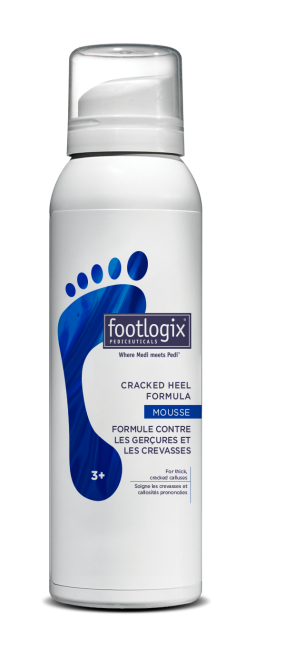 FOOTLOGIX CRACKED HEEL FORMULA suskeldėjusių pėdų putos, 125 ml