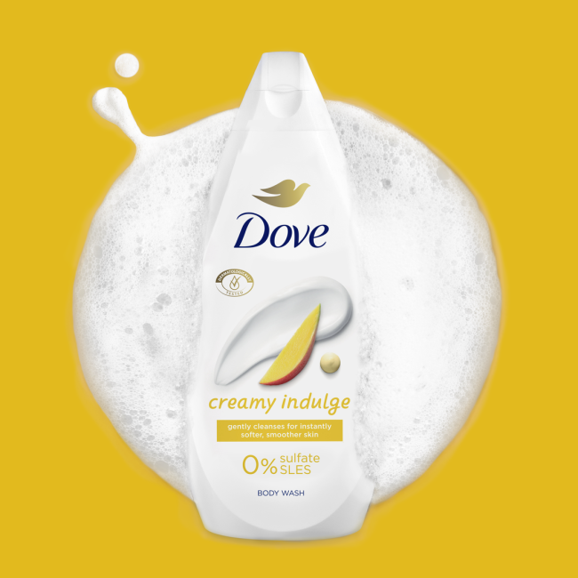 DOVE CREAMY INDULGE dušo želė, 450 ml