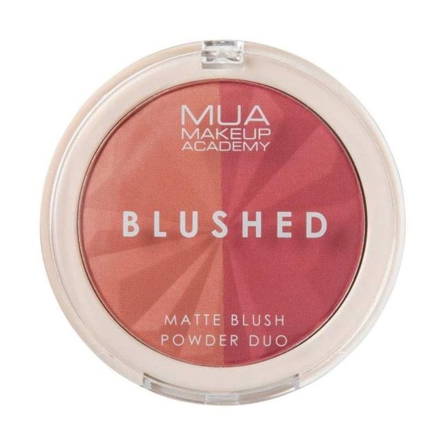 MUA BLUSHED MATTE BLUSH POWDER DUO skaistalai, 8 g