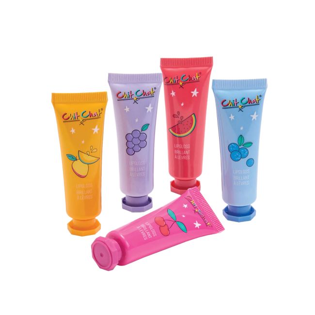 CHIT CHAT GET GLOSSY vaikų lūpų blizgių rinkinys
