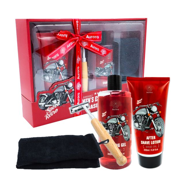 AURORA MEN'S ESSENTIALS SPEED RETRO vyrų kosmetikos rinkinys