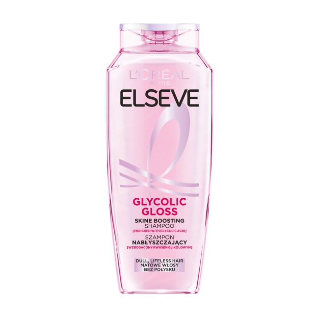 L'OREAL ELSEVE GLYCOLIC GLOSS plaukų šampūnas, 400 ml