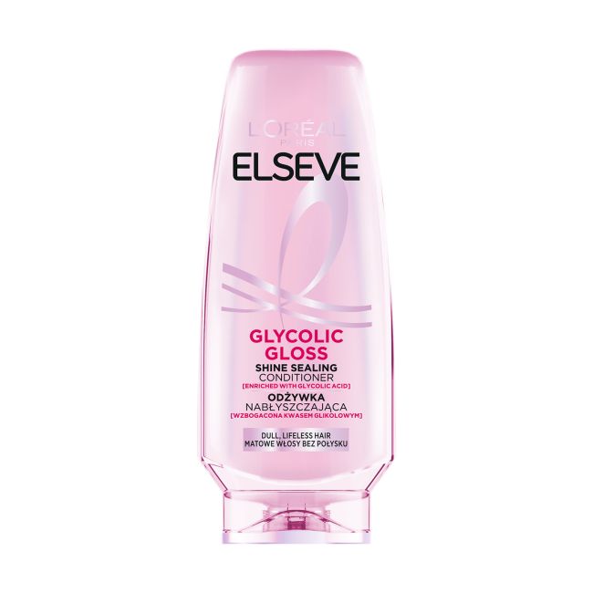 L'OREAL ELSEVE GLYCOLIC GLOSS plaukų kondicionierius, 200 ml