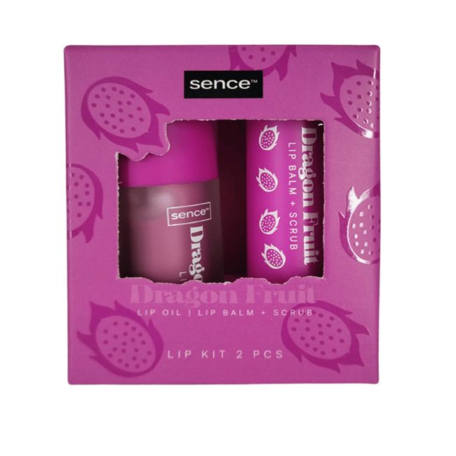 SENCE DRAGON FRUIT lūpų priežiūros priemonių rinkinys