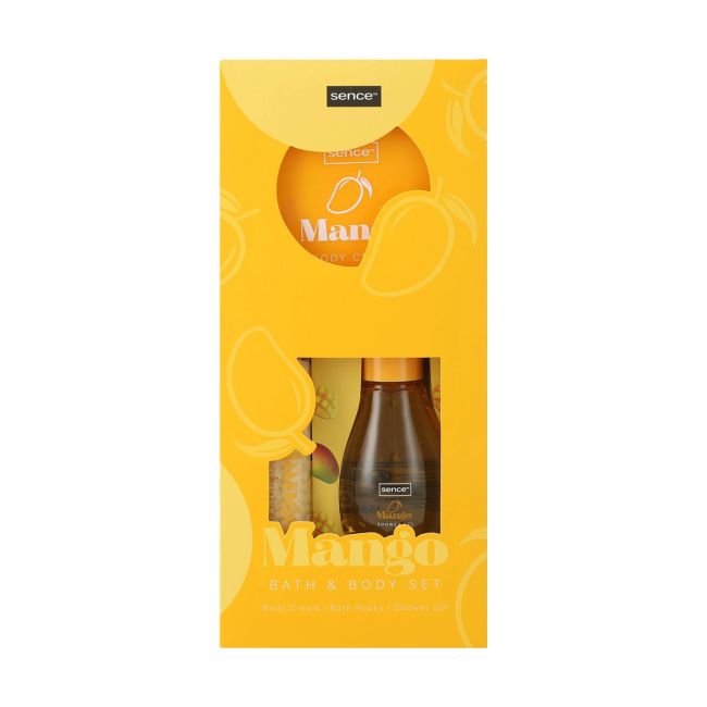 SENCE MANGO vonios ir kūno priemonių rinkinys