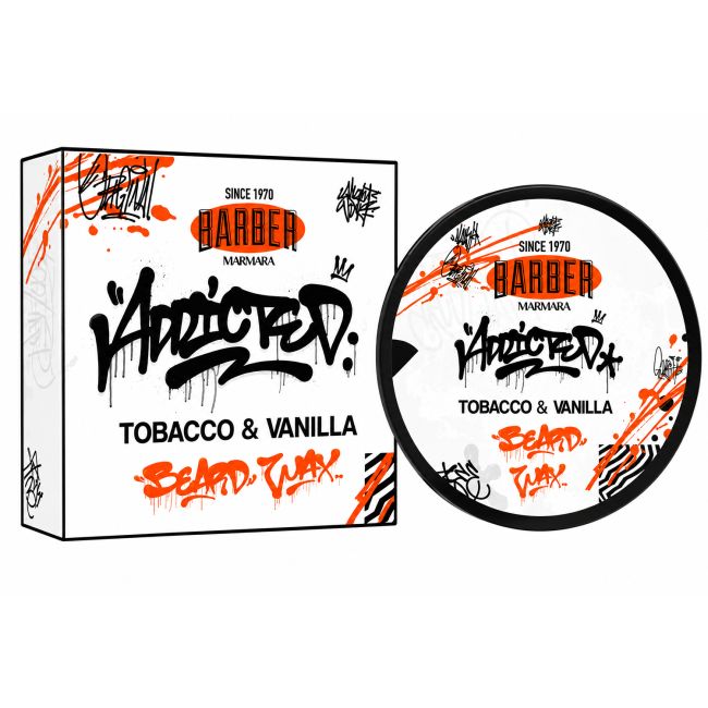 BARBER MARMARA TOBACCO & VANILLA barzdos vaškas, 50 ml