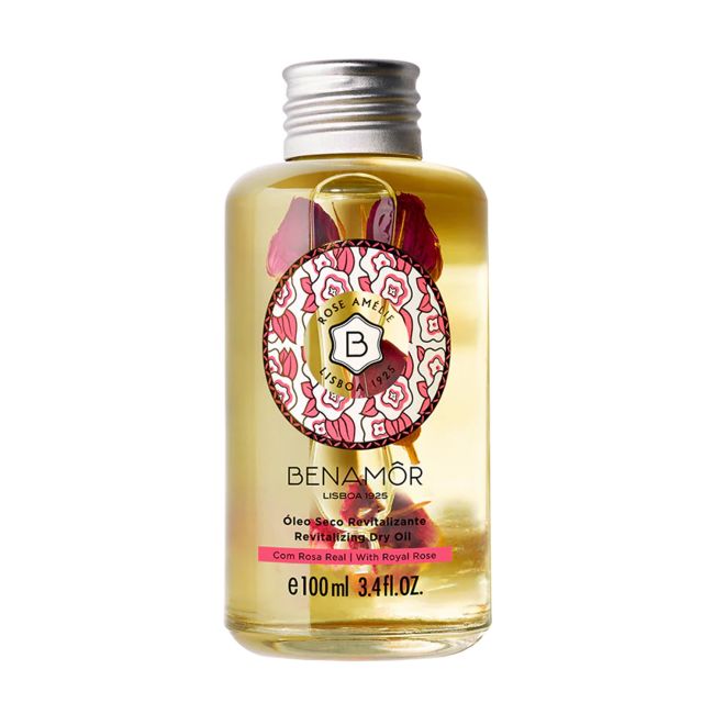 BENAMOR ROSE AMELIE REVITALIZING veido, plaukų ir kūno sausasis aliejus, 100 ml