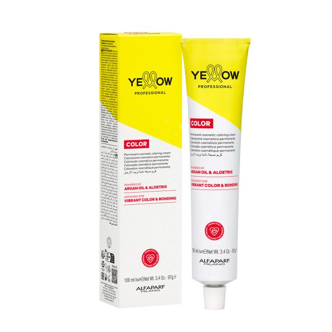 YELLOW COLOR PERMANENT plaukų dažai, 100 ml