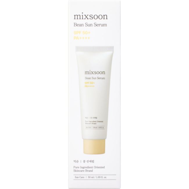 MIXSOON BEAN SUN SPF50+ apsauginis veido serumas nuo saulės, 50 ml
