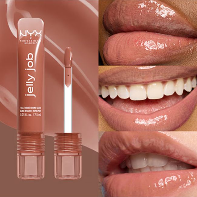 NYX PROFESSIONAL MAKEUP JELLY JOB lūpų blizgis, 7,5 ml