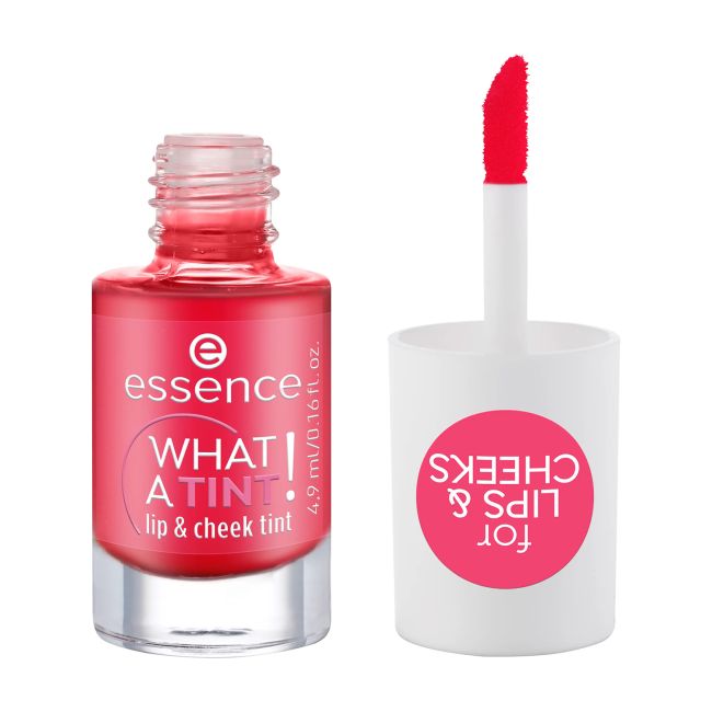 ESSENCE WHAT A TINT STAINING lūpų ir skruostų priemonė, 4,9 ml