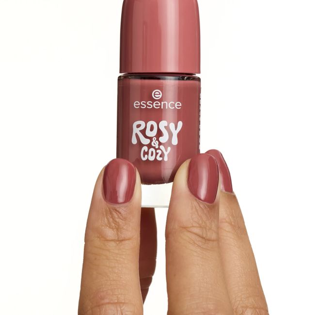 ESSENCE ROSY & COZY nagų lakas, 8 ml