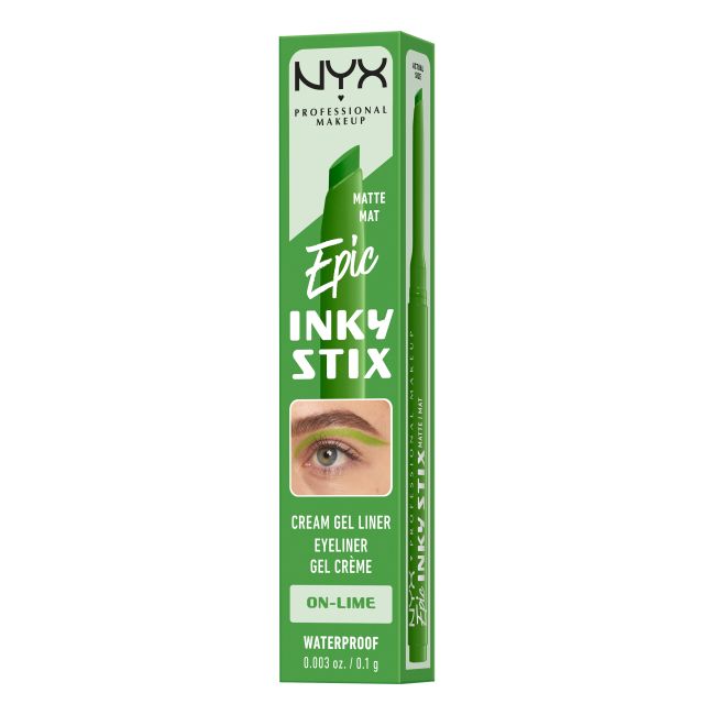 NYX PROFESSIONAL MAKEUP EPIC INKY STIX MAT atsparus vandeniui akių kontūro pieštukas