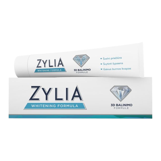 ZYLIA WHITENING FORMULA dantų pasta, 75 ml