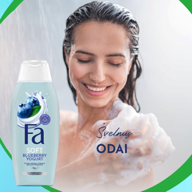 FA SOFT BLUEBERRY YOGURT dušo kremas, 400 ml