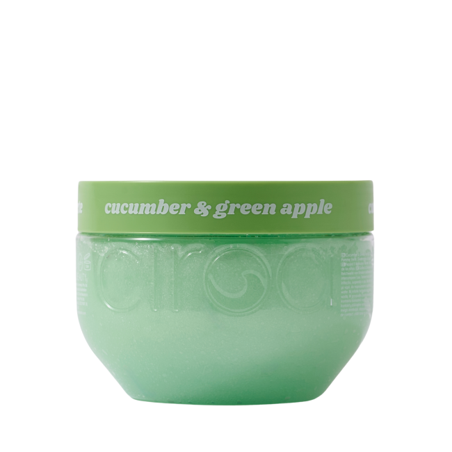 CIROA CUCUMBER & GREEN APPLE SUGAR kūno šveitiklis, 350 g