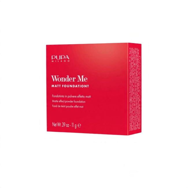 PUPA WONDER ME MATTE kompaktinis makiažo pagrindas, 9 g