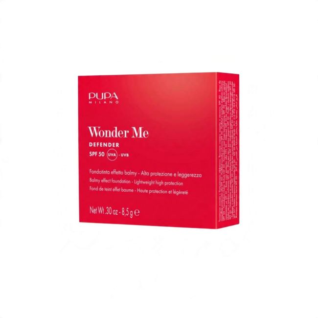 PUPA WONDER ME DEFENDER SPF 50 BALMY EFFECT makiažo pagrindas, 8,5 g