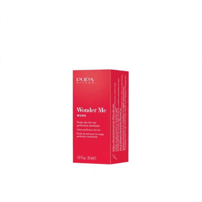 PUPA WONDER ME NUDE FLUIDO SKIN TINT makiažo pagrindas, 30 ml