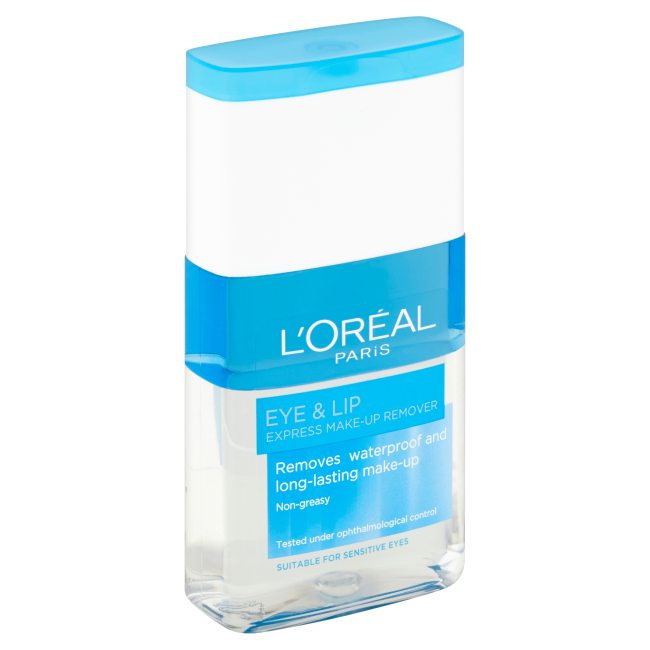 L'OREAL losjonas akių ir lūpų makiažui valyti, 125 ml