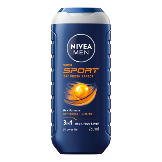NIVEA MEN SPORT dušo želė, 250 ml