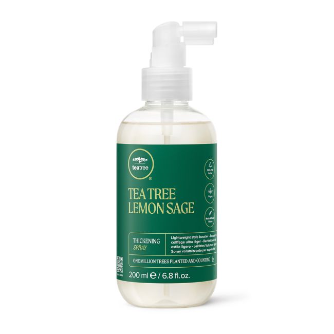 TEA TREE LEMON SAGE THICKENING plaukų purškiklis, 200 ml