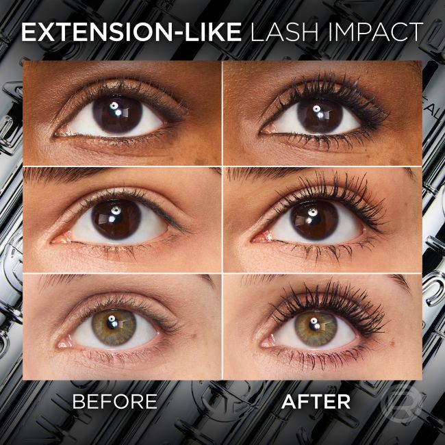 L'OREAL TELESCOPIC EXTENSIONIST blakstienų tušas, 9,9 ml