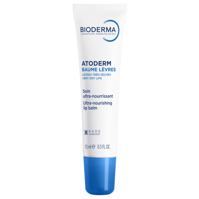 BIODERMA ATODERM RESTORATIVE lūpų balzamas, 15 ml