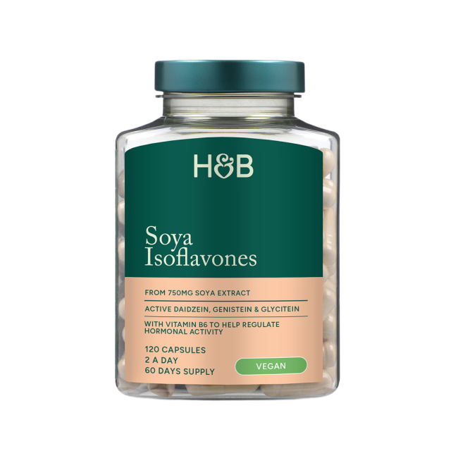 H&B Sojų izoflavonų ekstraktas 1500 mg, 120 kapsulių