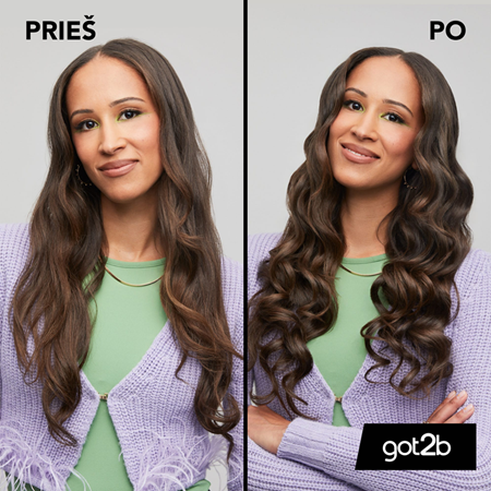 GOT2B TWISTED CURLING plaukų putos, 250 ml